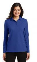 Port Authority® Ladies  Silk Touch™ Long Sleeve Polo